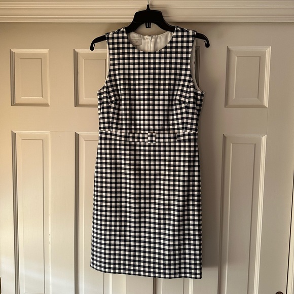 Hobbs Gingham Shift Dress - Picture 1 of 4